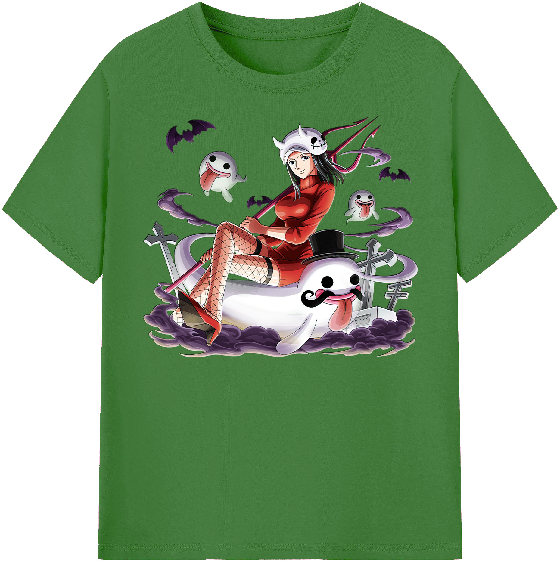 （画像用） ブリーチ くちき びゃくや BLEACH Kuchiki Byakuya レディースカジュアルプリントTシャツ（綿100％）